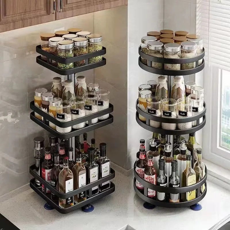 BowLift | 360° Rotatable Multifunctional Storage Rack