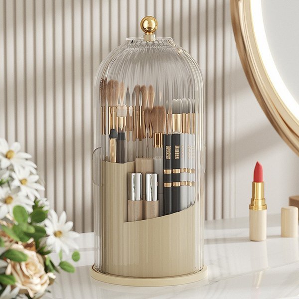 BowLift | SpinGlam - 360° Organizer - Rotating - Practical - Stylish - For your makeup brushes