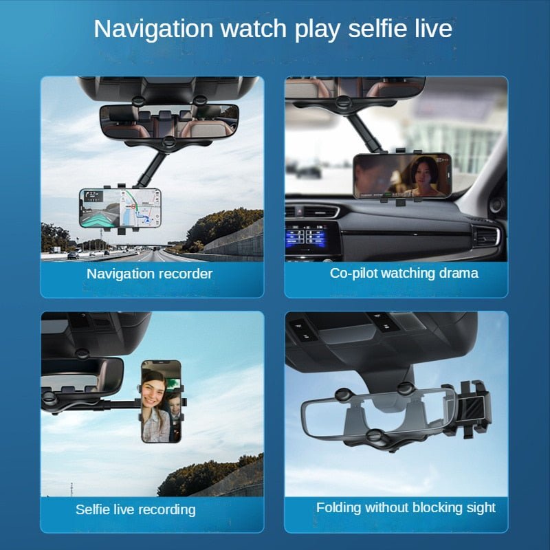 BowLift | Pro Max 360° Rearview Mirror Phone Holder