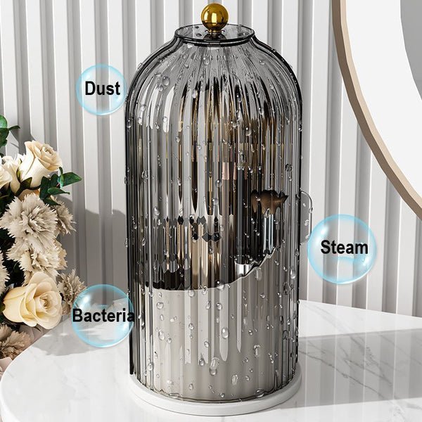 BowLift | SpinGlam - 360° Organizer - Rotating - Practical - Stylish - For your makeup brushes