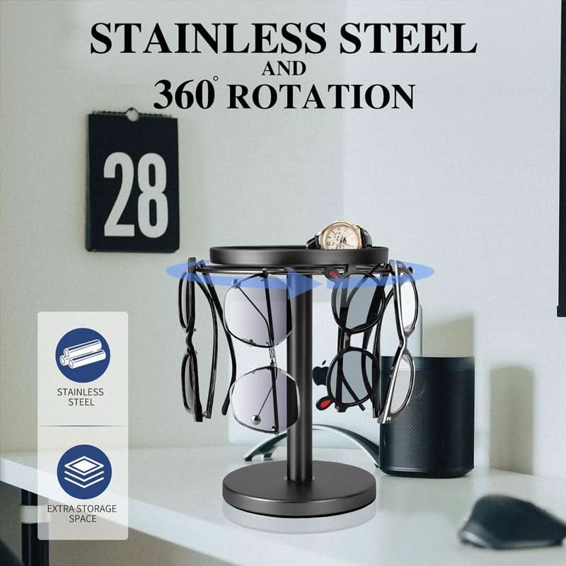 BowLift | 360° Rotating Glasses Stand for Elegant Organization