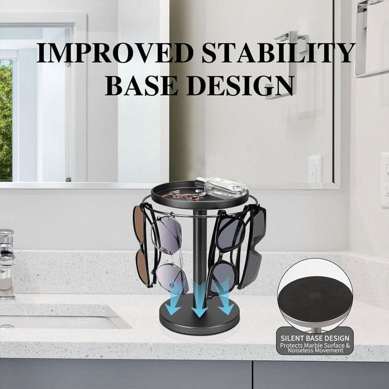 BowLift | 360° Rotating Glasses Stand for Elegant Organization