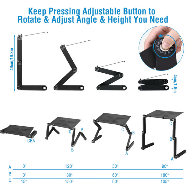 BowLift | 360° Ergonomic Laptop Stand - FlexStand