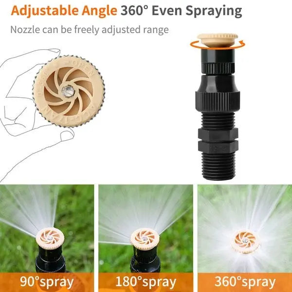 BowLift | 360° Garden Sprinkler with Ground Spike – Ideal for Permanent Installation in the Garden