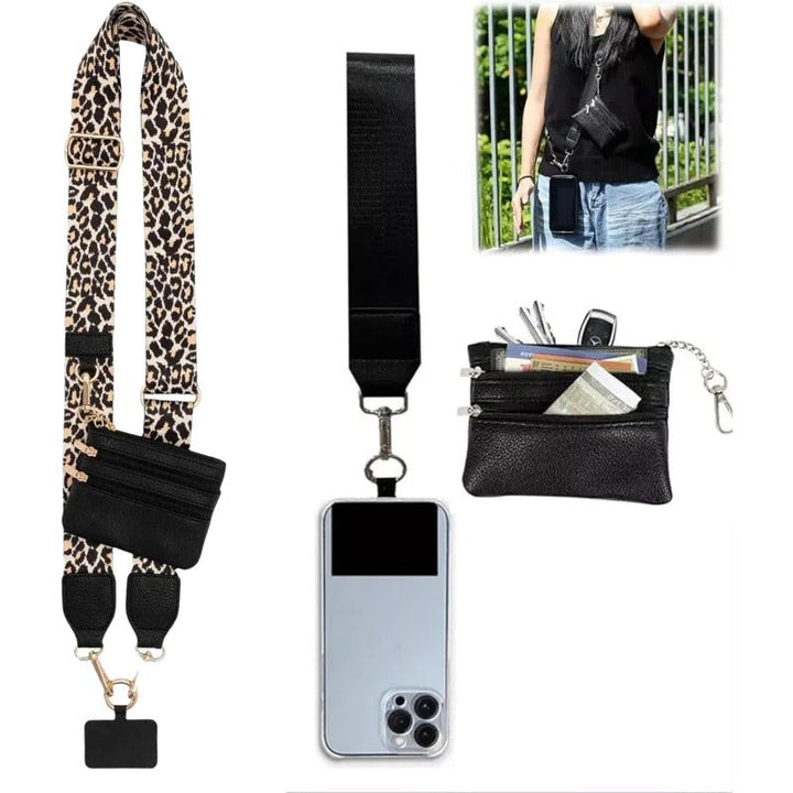 BowLift | Stylish Crossbody Phone Lanyard with Detachable Mini Wallet
