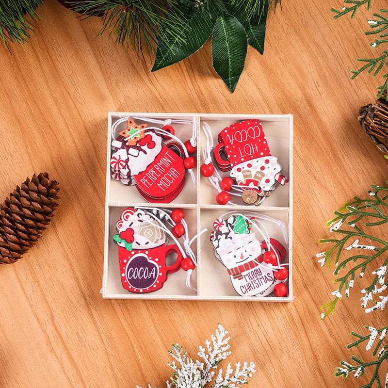 BowLift | Wooden Gingerbread Man Christmas Decorations Box Pendant