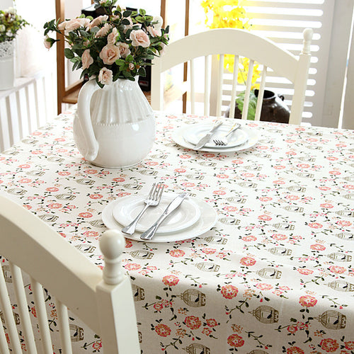 Floral Pattern Table Cloth