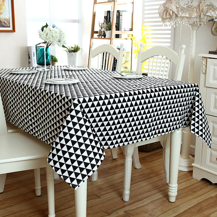 Geometric Design Table Cover