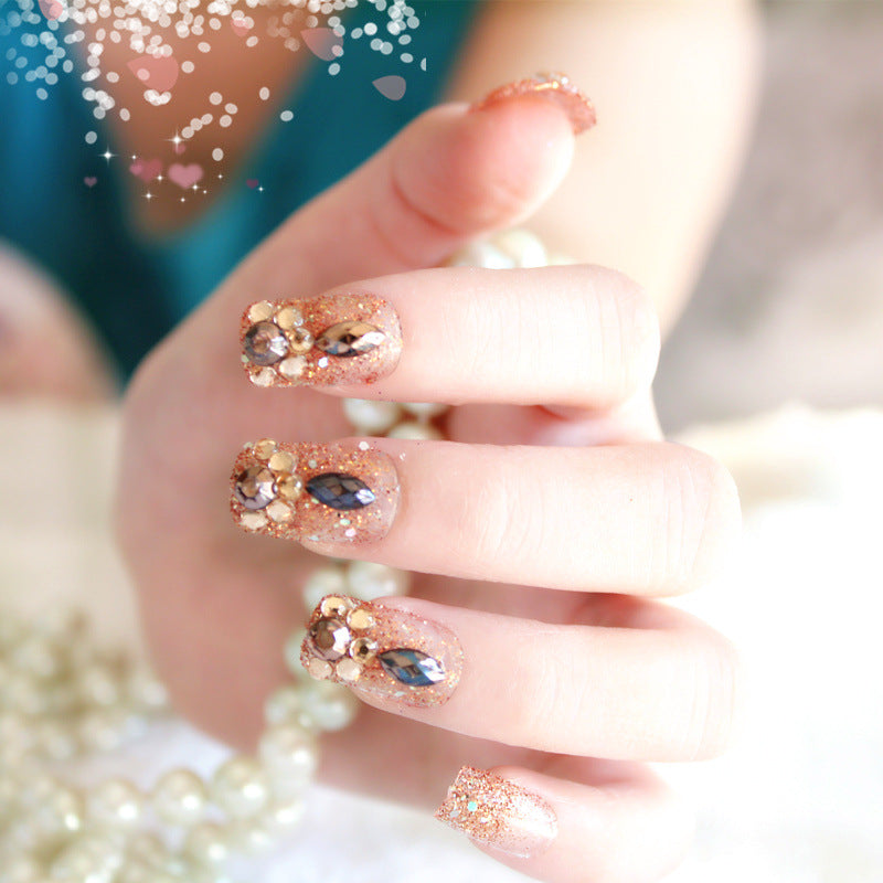 Glittering Nail Art Bowlift