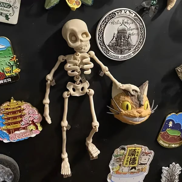 BowLift | 3D printed vintage skeleton magnetic figure