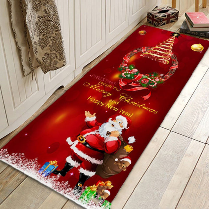 BowLift | Santa Claus Flannel Absorbent Floor Mat