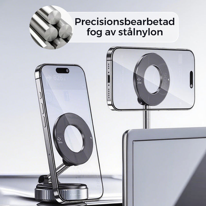 LumaTrust Magnetic Car Phone Holder with Vacuum Suction Power | Bowlift