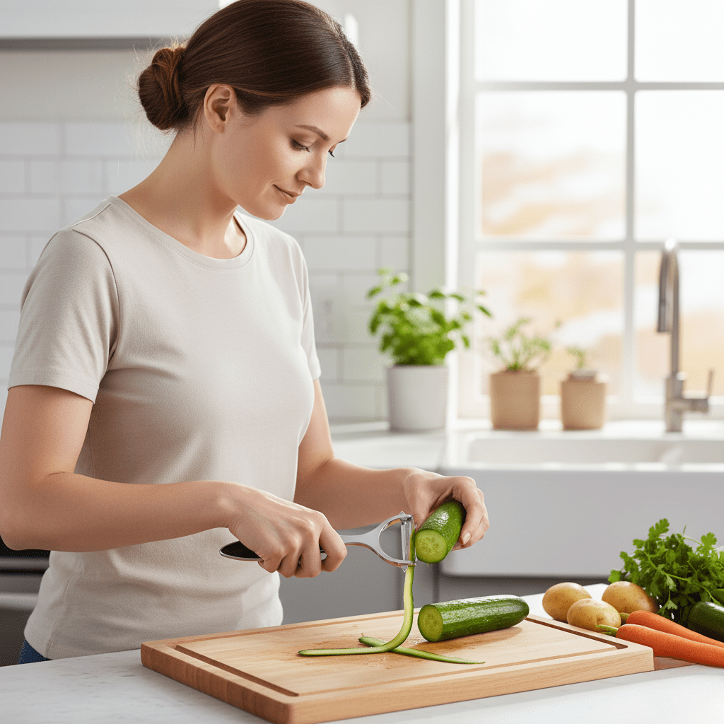 BowLift | Stainless Steel Vegetable Peeler for Precise and Effortless Results