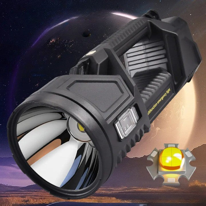 Solar High-Power Multifunctional Flashlight | Bowlift
