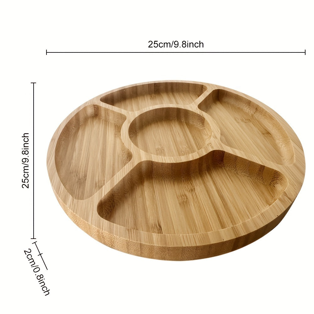 BowLift | SnackAura – Serve snacks stylishly with a durable, eco-friendly bamboo tray
