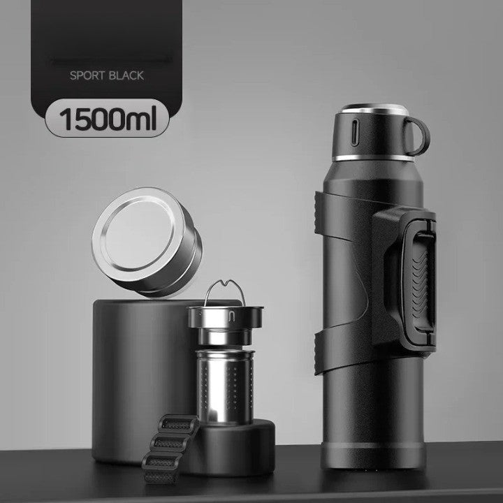 Stainless Steel Heavy Duty Travel Hiking Thermos | Bowlift