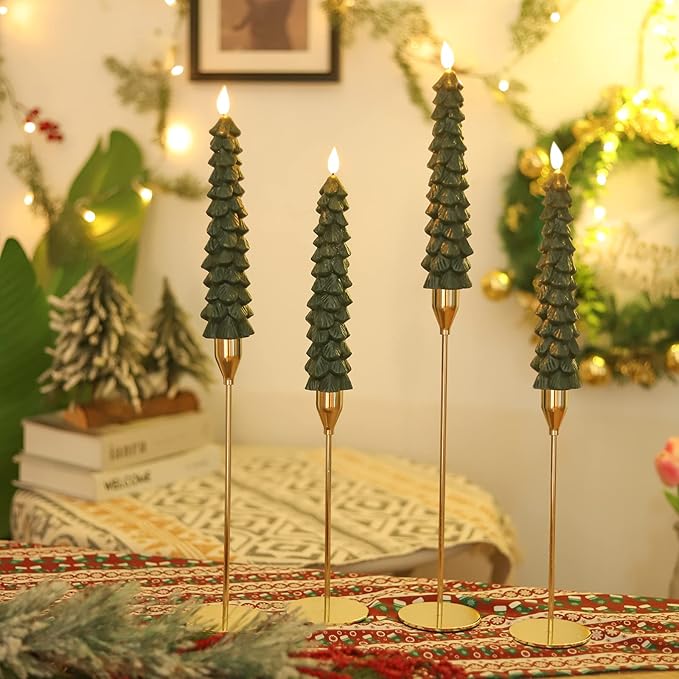 BowLift | Flameless LED Candles with Remote Control – Realistic 3D Flickering Model LumaGlow