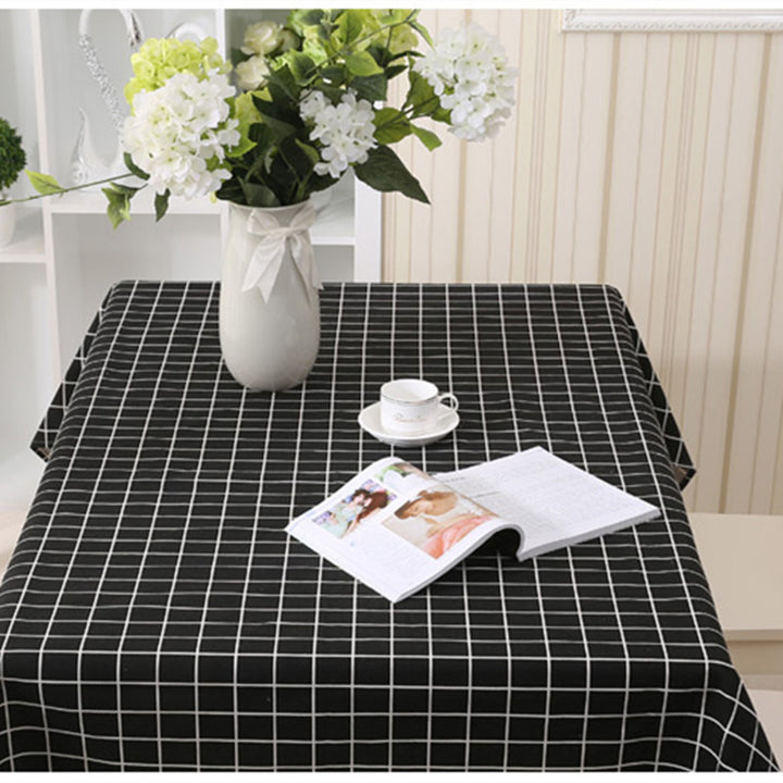 Modern Checkered Tablecloth