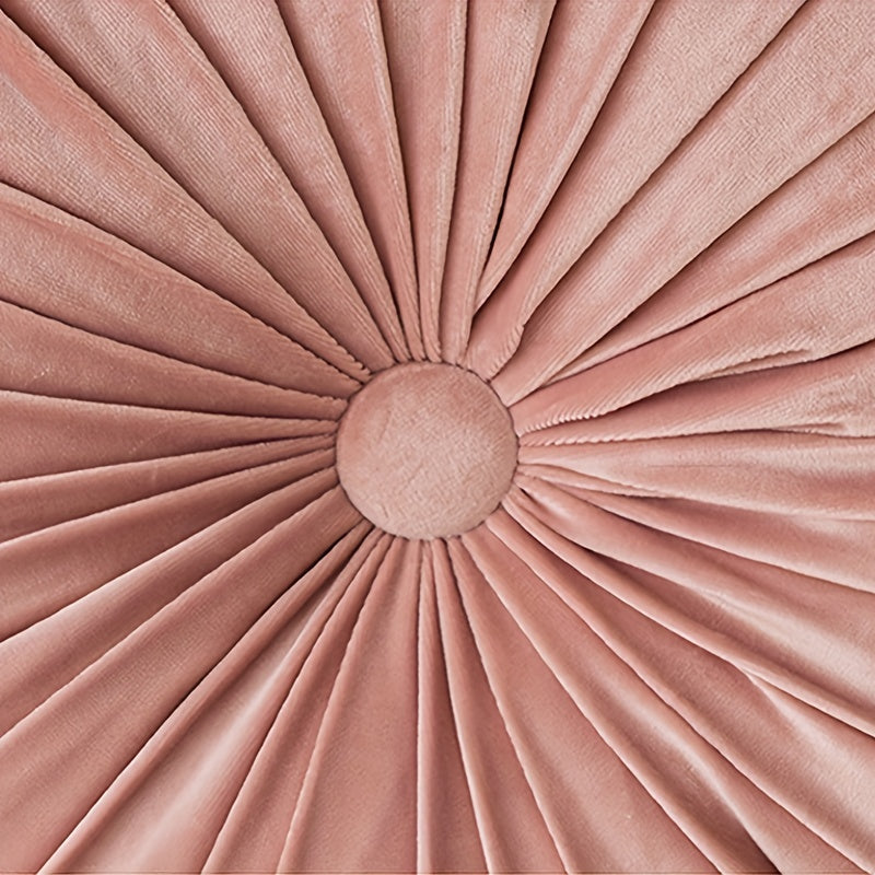 BowLift | VelvetGlow - Soft Round Cushion for Cozy Spaces