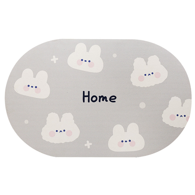 Cute Cartoon Bathroom Super Absorbent Quick Dry Mat | Bowlift