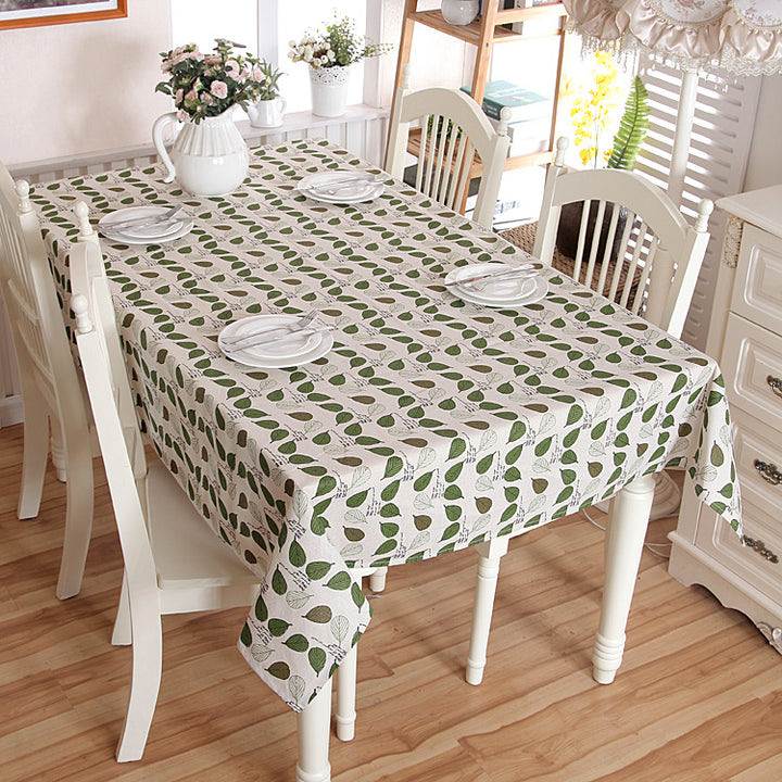 Leaf Pattern Table Cover