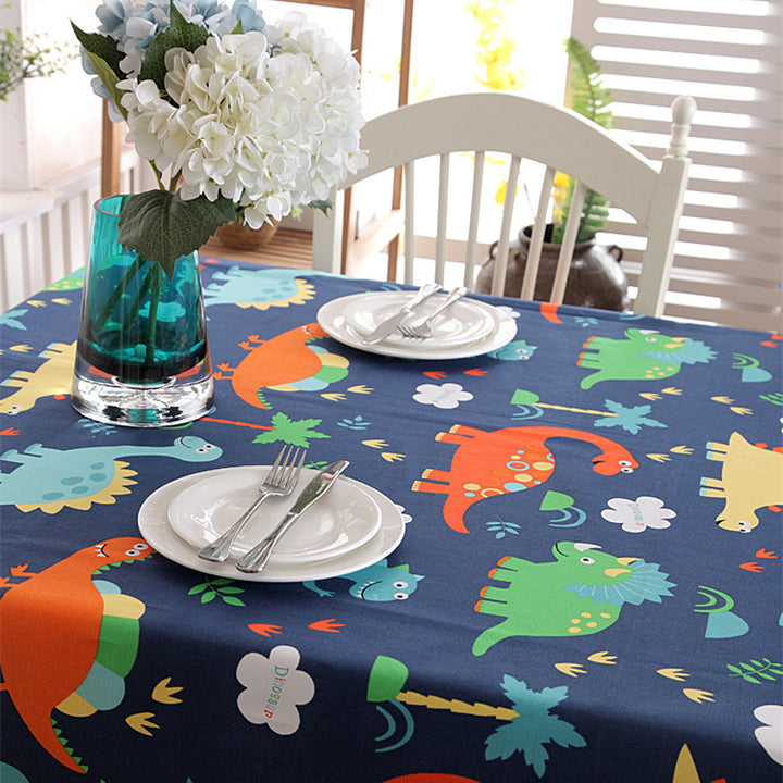 Dinosaur Print Table Cover