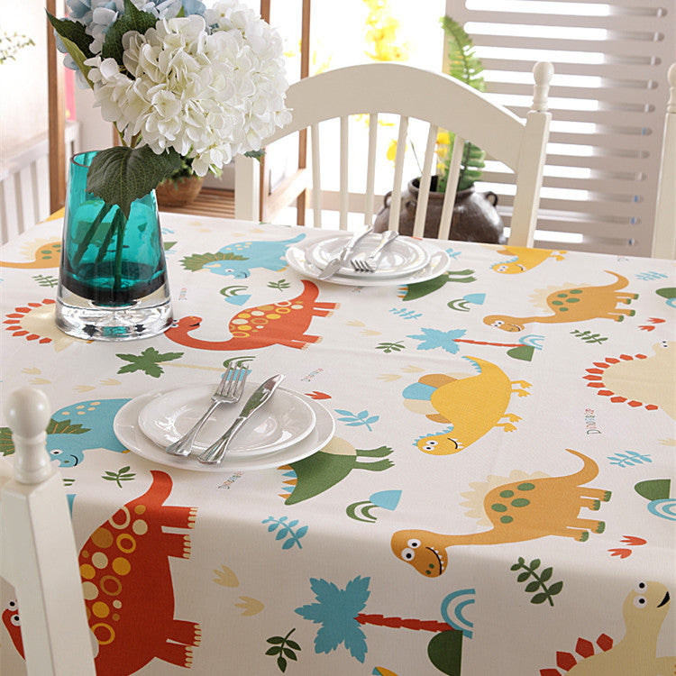 Dinosaur Print Table Cover