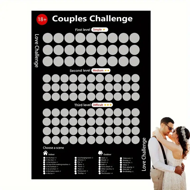 BowLift | Love Challenge Scratch Cards for Couples