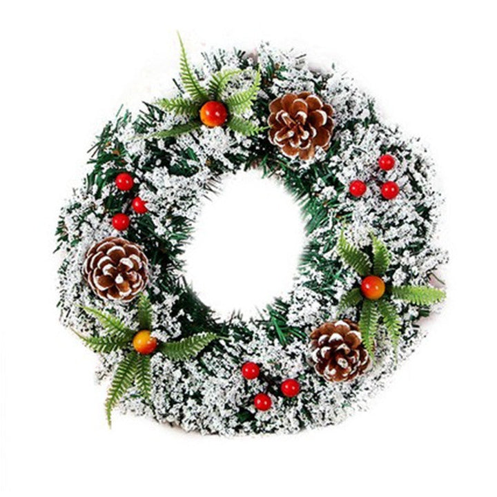 BowLift | Christmas Flocked Wreath Decoration 20CM, 30CM, 40CM