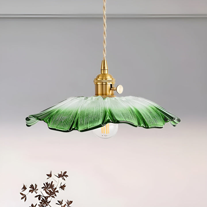 Hanging lamp with floral motif – Warm light & stylish design | For your home | Bowlift