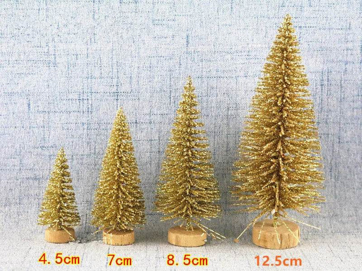 BowLift | Blue Gold Silver And Red Mini Christmas Tree Ornaments