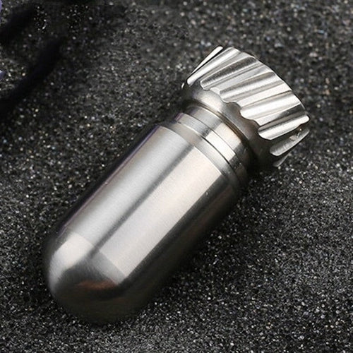 BowLift | Portable Waterproof Titanium Alloy Pillbox, for Outdoor, Camping, Traveling