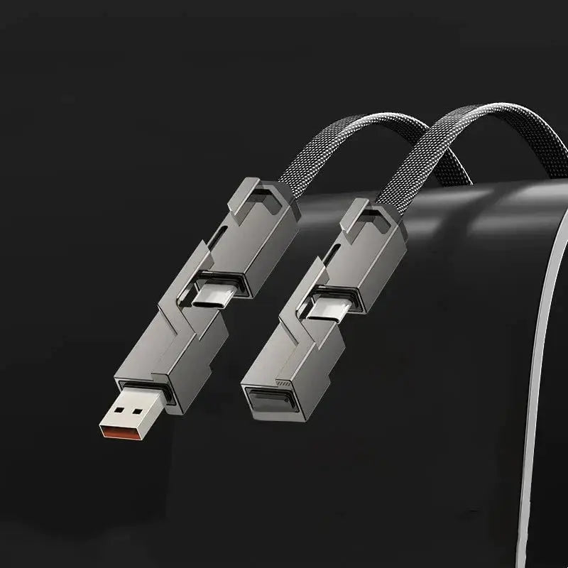 BowLift | 4-in-1 Multi-device Charging Cable — Fast Charging with Anti-tangle Design