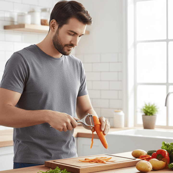 BowLift | Stainless Steel Vegetable Peeler for Precise and Effortless Results