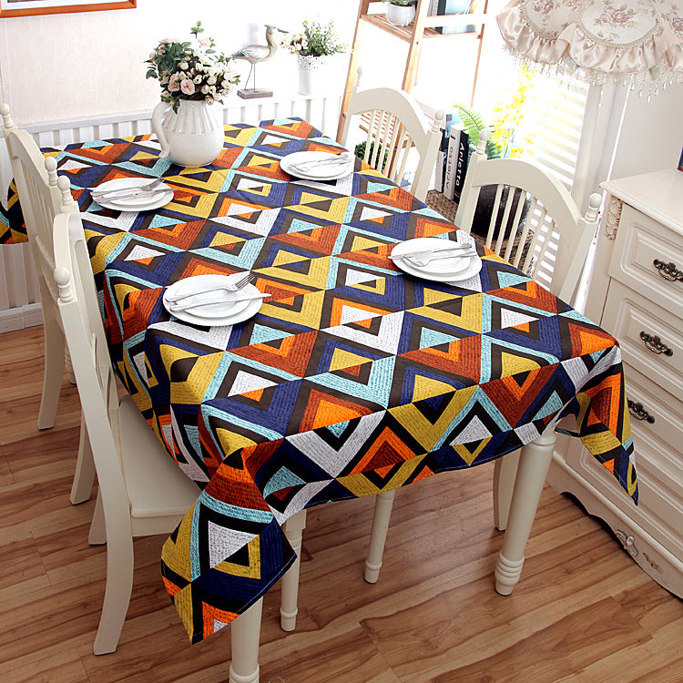 Geometric Pattern Tablecloth