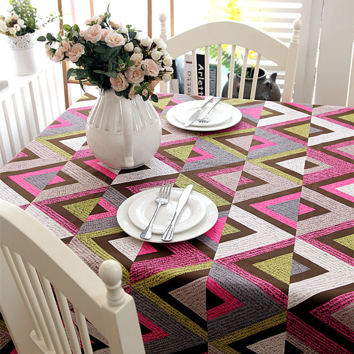 Geometric Pattern Tablecloth