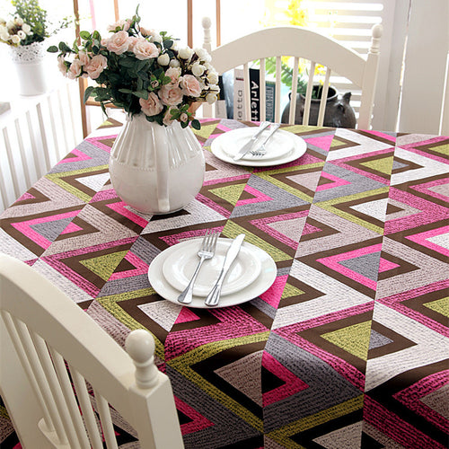 Geometric Pattern Tablecloth