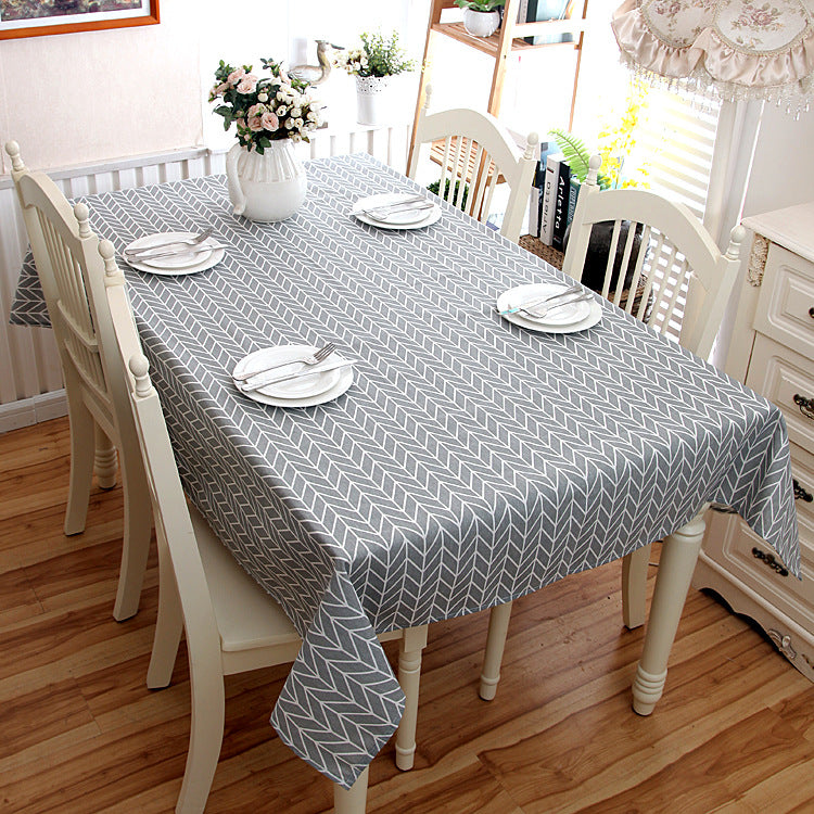 Geometric Patterned Tablecloth