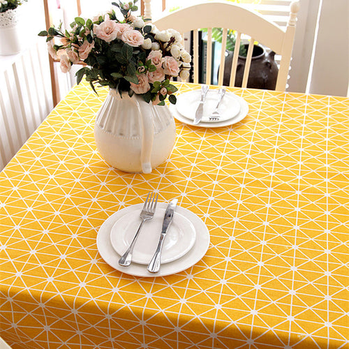 Geometric Patterned Tablecloth