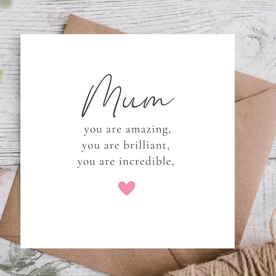 Fantastic Mum Mother's Day card | Bowlift