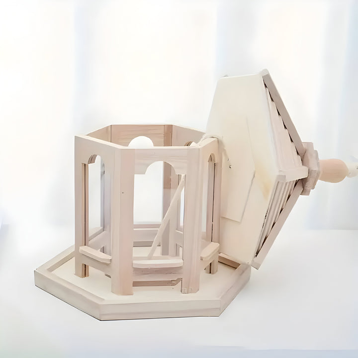 SkyPerch Nest - PaintaBowlifte wood hanging birdhouse | Bowlift