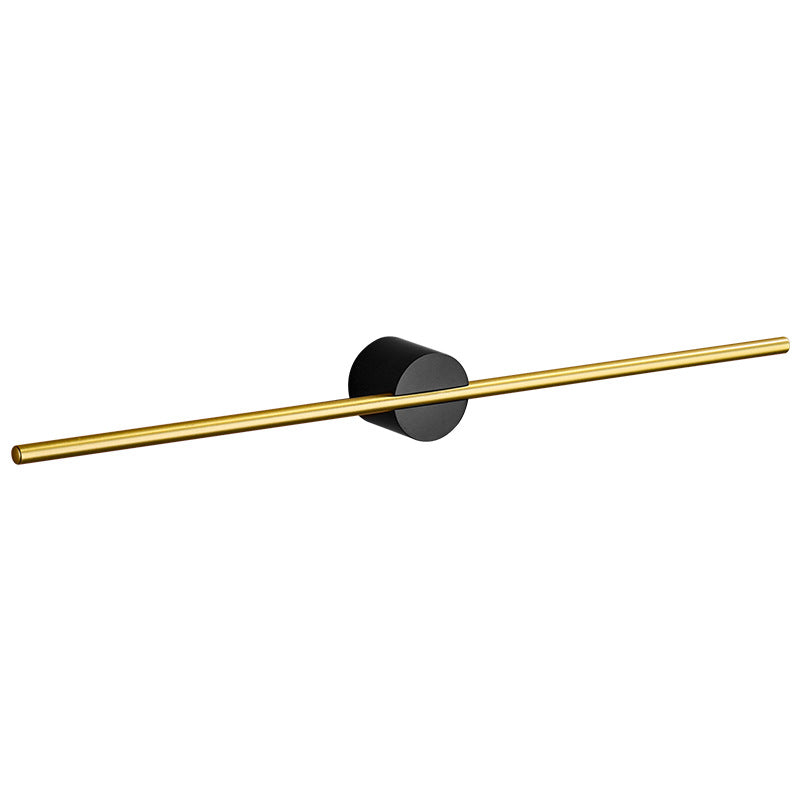 Light Luxury Towel Rack Creative Wire-drawing Gold Adjustable Single Rod Bath Towel Rack