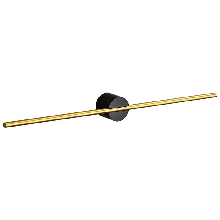 Light Luxury Towel Rack Creative Wire-drawing Gold Adjustable Single Rod Bath Towel Rack