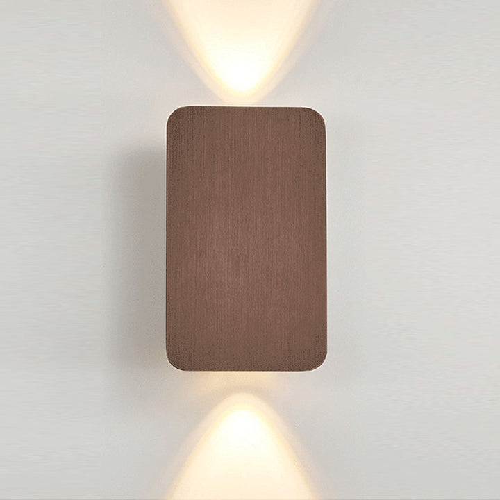 Drawing aluminum living room background wall up and down luminous atmosphere wall lamp