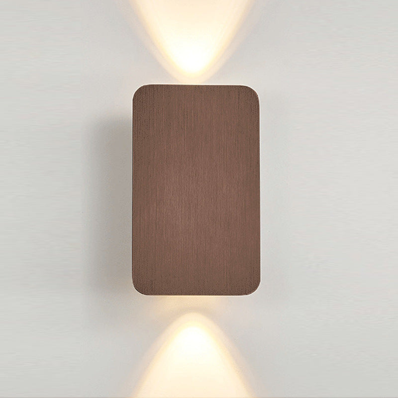 Drawing aluminum living room background wall up and down luminous atmosphere wall lamp