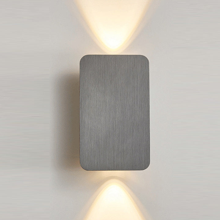 Drawing aluminum living room background wall up and down luminous atmosphere wall lamp