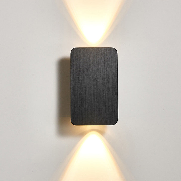 Drawing aluminum living room background wall up and down luminous atmosphere wall lamp
