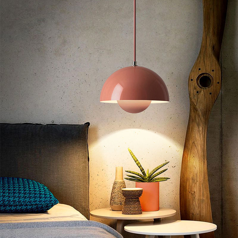 Bedroom Lamp Bedside Study Restaurant Chandelier Flower Bud Color Modern Personality Simple Hanging Lamps