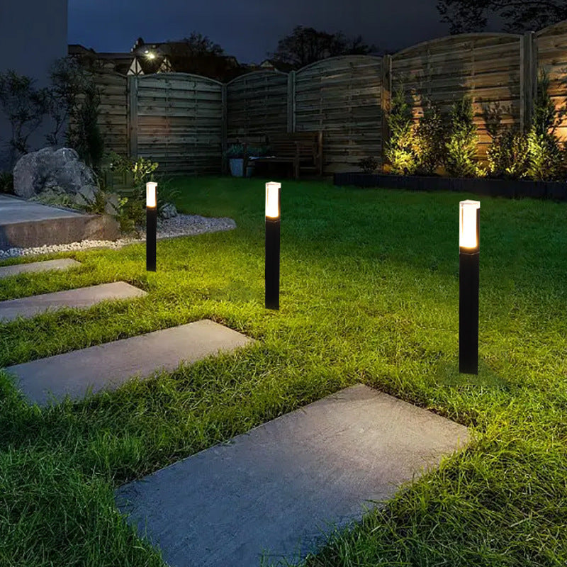 Led lawn lamp simple fashion art floor lamp garden park road lighting landscape lamp