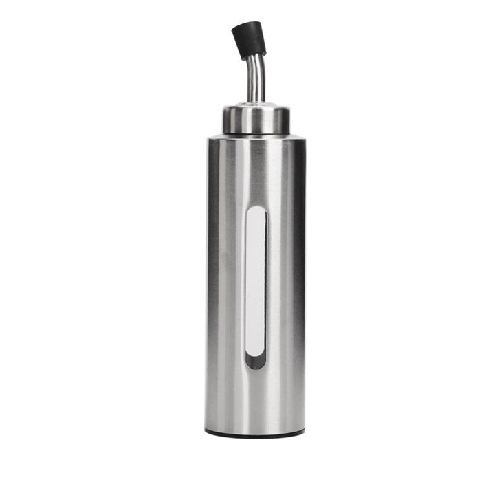 Stainless steel oil pan, soy sauce bottle, vinegar bottle, seasoning oil pan, leak-proof oil pan, kitchen condiment bottle, teppanyaki oil pan